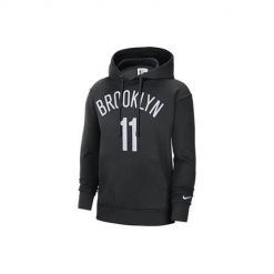 Bluza sportowa męska Nike Nba Brooklyn Nets Kyrie Irving. Czarne bluzy męskie Nike, l, bez wzorów, z kapturem. Za 452.00 zł.