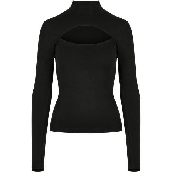 Bluzka Z Długim Rękawem Dla Pań I Panów Z Wyciętym Dekoltem W Kształcie Żółwia. Fioletowe bluzki damskie Urban Classics, xl, bez wzorów, sportowe, bez kołnierzyka, bez ramiączek. Za 104.99 zł.