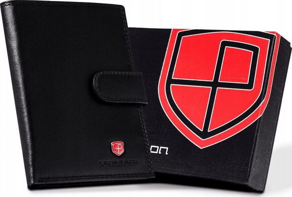 Peterson Męski portfel ze skóry naturalnej Peterson NoSize. Portfele męskie Peterson, bez wzorów, ze skóry. Za 143.26 zł.