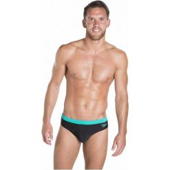 Speedo Kąpielówki Essential Logo 7cm Brief Black/Jade 40. Kąpielówki męskie marki Speedo. W wyprzedaży za 99.00 zł.