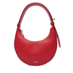 Torebka Furla. Czerwone torebki do ręki damskie Furla, bez wzorów, klasyczne, bez dodatków. Za 869.99 zł.