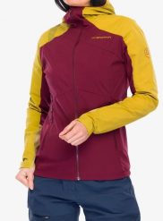 Kurtka softshell damska La Sportiva Aequilibrium Speed Jacket. Czerwone kurtki damskie La Sportiva, l, bez wzorów, z materiału, bez kaptura. Za 731.49 zł.