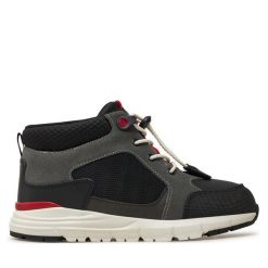 Sneakersy Mayoral. Czarne trampki i tenisówki chłopięce Mayoral, bez wzorów, bez zapięcia. Za 169.99 zł.