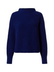Someday sweter z dzianiny - Tellina Kobiety Bawełna niebieski, 36. Niebieskie swetry damskie someday., uniwersalny, bez wzorów, z bawełny, eleganckie, bez kołnierzyka, bez ramiączek, bez kaptura. Za 379.95 zł.