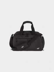 4F Torba treningowa (10 L) - czarna Uniwersalny. Czarne plecaki damskie 4f, bez wzorów, z syntetyku, eleganckie. Za 79.99 zł.