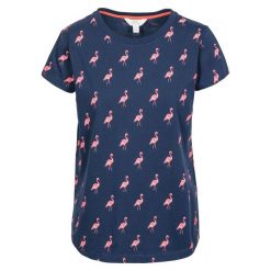 Koszulka Z Krótkim Rękawem We Wzór Damska Carolyn. Czerwone t-shirty damskie Trespass, m, bez wzorów, casualowe, bez kołnierzyka. Za 59.99 zł.