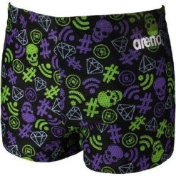 Spodenki do treningu oporowego z siateczki Arena AO Drag Suit Black. Czarne kąpielówki męskie Arena, l, bez wzorów, na fitness i siłownię. Za 99.99 zł.