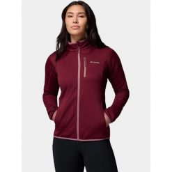 Sweter Damski Columbia Essential Hike Grid. Czerwone swetry damskie Columbia, bez wzorów, z polaru, sportowe, bez kołnierzyka, bez ramiączek, bez kaptura. Za 339.00 zł.