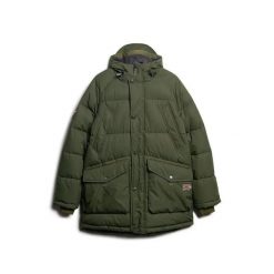 Kurtka puchowa Superdry Expedition. Zielone bluzki z długim rękawem męskie Superdry., m, bez wzorów, z puchu, bez kaptura. W wyprzedaży za 703.90 zł.