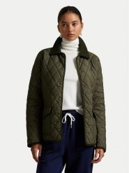 Polo Ralph Lauren Kurtka przejściowa 211965336001 Zielony Straight Fit. Zielone kurtki damskie Polo Ralph Lauren, m, bez wzorów, z syntetyku, bez kaptura. Za 1,359.00 zł.