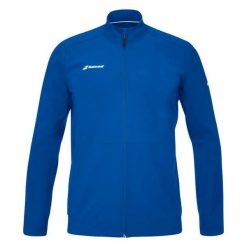 Bluza tenisowa męska Babolat Play. Niebieskie bluzy męskie BABOLAT, l, bez wzorów, z elastanu, bez kaptura. Za 349.99 zł.