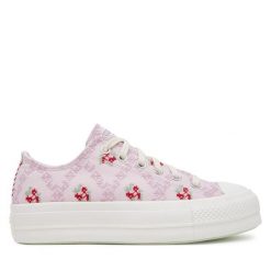 Trampki Converse. Czerwone trampki i tenisówki damskie Converse, bez wzorów, retro, bez zapięcia. Za 269.99 zł.
