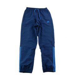 Second life - Spodnie dresowe męskie z zamkami Adidas - Jak nowy. Niebieskie spodnie sportowe męskie Adidas, l, bez wzorów, z dresówki, do biegania. Za 106.46 zł.