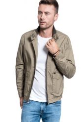LEE HARRINGTON JACKET REGULAR UTILITY GREEN L88TCRNG 112123784. Zielone kurtki męskie Lee, l, bez wzorów, bez kaptura. Za 309.00 zł.