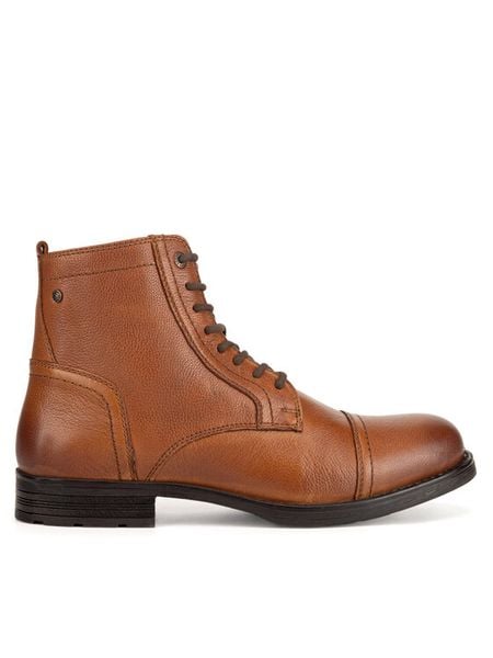 Lasocki Trzewiki BOB-01 MI08 Brązowy. Brązowe botki męskie Lasocki, bez wzorów, ze skóry, bez zapięcia. Za 279.99 zł.