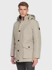 Boss Kurtka zimowa Osiass 50477966 Beżowy Regular Fit. Brązowe kurtki męskie Boss, na zimę, m, bez wzorów, z syntetyku, bez kaptura. Za 1,789.00 zł.
