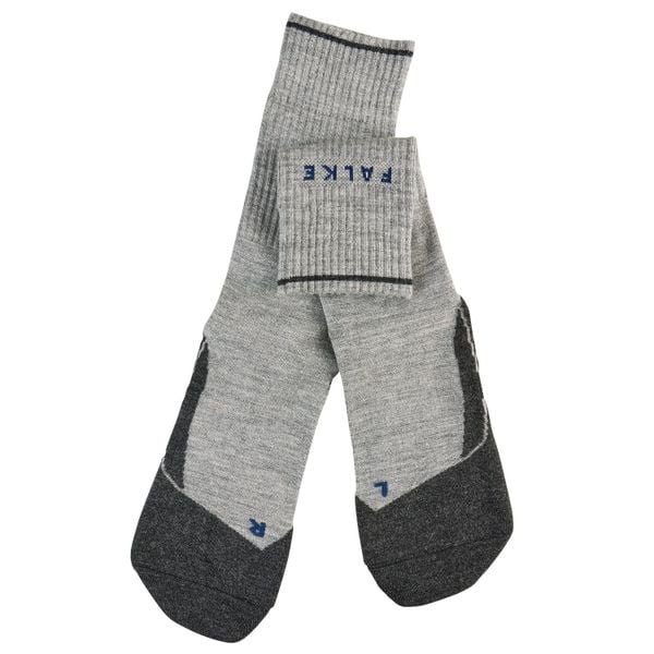 Skarpetki damskie Falke TK2 Wool Silk. Szare skarpety damskie Falke, bez wzorów, z elastanu. Za 192.00 zł.