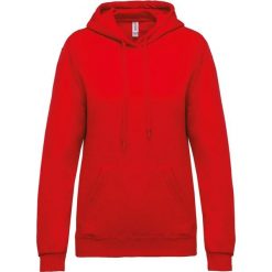 Bluza damska z kapturem Kariban. Czerwone bluzy damskie KARIBAN, xl, bez wzorów, z bawełny, z kapturem. Za 144.00 zł.
