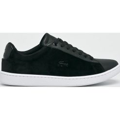Lacoste - Buty Carnaby. Czarne obuwie sportowe damskie Lacoste, bez wzorów, z gumy. W wyprzedaży za 239.90 zł.