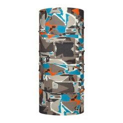 Chusta na szyję dla dzieci Buff Original EcoStretch. Niebieskie szaliki dla dzieci Buff, bez wzorów. Za 84.90 zł.