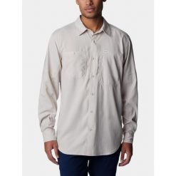 Koszula Turystyczna Męska Columbia Silver Ridge Utility Lite. Brązowe koszule męskie Columbia, m, bez wzorów, z poliesteru, sportowe, bez kołnierzyka, bez ramiączek. Za 319.00 zł.