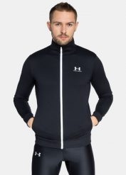 Bluza męska Under Armour Sportstyle Tricot Jacket (1329293-002). Czarne bluzy męskie Under Armour, m, bez wzorów, bez kaptura. Za 159.99 zł.