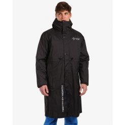 Narciarska kurtka przeciwdeszczowa Kilpi TEAM RAINCOAT-U. Czarne kurtki damskie Kilpi, s, bez wzorów, bez kaptura, narciarskie. Za 938.45 zł.