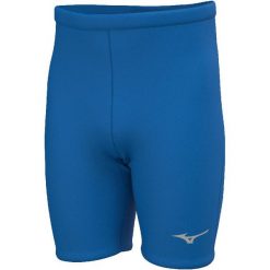 Szorty Mizuno. Niebieskie krótkie spodenki sportowe męskie Mizuno, bez wzorów, do biegania. Za 163.50 zł.