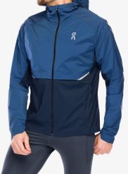 Kurtka do biegania męska On Running Core Jacket. Niebieskie kurtki męskie On Running, m, bez wzorów, z denimu, bez kaptura. Za 763.39 zł.