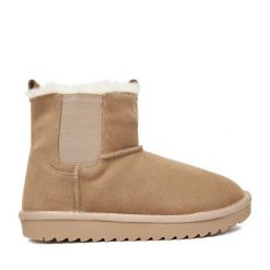 Śniegowce DeeZee. Brązowe śniegowce i trapery damskie DeeZee. Za 229.99 zł.