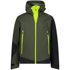 Kurtka narciarska CMP Fix. Zielone kurtki snowboardowe męskie CMP, xl, bez wzorów, z bawełny, bez kaptura, narciarskie. Za 940.80 zł.
