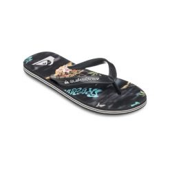 Japonki męskie Quiksilver Molokai Art 25. Niebieskie klapki męskie Quiksilver, z gumy. Za 66.99 zł.