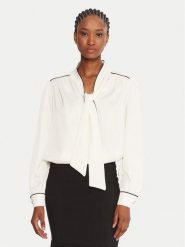 Rinascimento Koszula CFC0125148003 Biały Regular Fit. Białe bluzki damskie Rinascimento, xl, bez wzorów, z syntetyku, bez kołnierzyka, bez ramiączek. Za 379.99 zł.