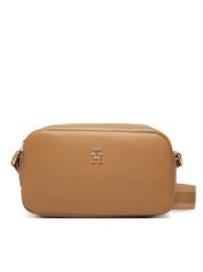 Tommy Hilfiger Torebka Th Essential Camera Bag AW0AW18370 Brązowy. Brązowe listonoszki damskie Tommy Hilfiger, bez wzorów, ze skóry, bez dodatków. Za 409.99 zł.