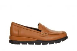 Mokasyny Bayla-161 158 25110 Coconut 161748, Beżowy, Skóra naturalna - 39. Brązowe mokasyny damskie Bayla, z materiału. W wyprzedaży za 230.99 zł.