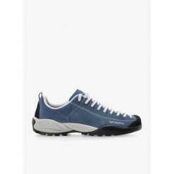 Buty outdoor męskie Scarpa Mojito. Niebieskie buty sportowe męskie Scarpa, bez zapięcia, outdoorowe. Za 577.49 zł.