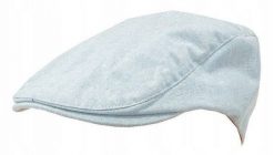 Niebieski, Błękitny Letni Męski Kaszkiet, Przewiewny, Wakacyjny -Pako Jeans- z Gumką. Niebieskie czapki i kapelusze męskie Pako Jeans, na lato, bez wzorów, z bawełny, wakacyjne. Za 49.00 zł.