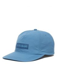 Napapijri Czapka z daszkiem F-Box Logo NP0A4IGB Niebieski. Niebieskie rękawiczki męskie Napapijri, bez wzorów, z nylonu. Za 159.99 zł.