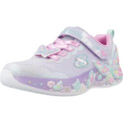 Buty SKECHERS BUTTERFLY BLISS Fioletowy. Fioletowe trekkingi damskie Skechers, trekkingowe. Za 243.99 zł.