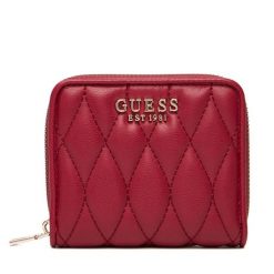 Portfel Guess. Czerwone portfele damskie Guess, z aplikacjami. Za 189.99 zł.