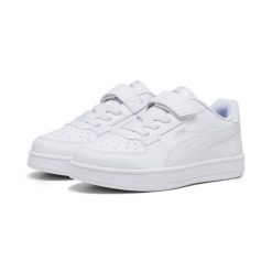 Buty Chłopak Puma Caven 2.0 srebrny. Białe buty sportowe chłopięce Puma, bez wzorów, bez zapięcia, trekkingowe. Za 199.99 zł.