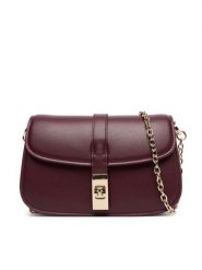 Tommy Hilfiger Torebka Th Heritage Chain Crossover AW0AW19319 Bordowy. Czerwone torebki do ręki damskie Tommy Hilfiger, bez wzorów, ze skóry, wizytowe, bez dodatków. Za 529.99 zł.