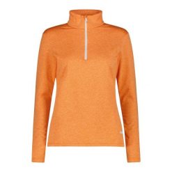 Damski sweter z golfem z jerseyu CMP. Brązowe swetry damskie CMP, bez wzorów, z jersey, sportowe, bez kołnierzyka, bez ramiączek, bez kaptura. Za 308.00 zł.