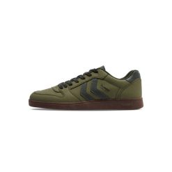 Buty halowe Hummel Perfekt SN. Zielone obuwie sportowe damskie Hummel, bez wzorów, do piłki ręcznej. Za 236.50 zł.
