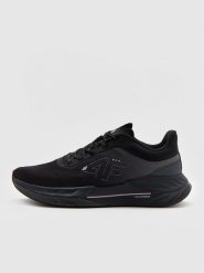 4F Buty do biegania EVRD4Y damskie - czarne 36. Czarne obuwie sportowe damskie 4f, bez wzorów, z nylonu, do biegania. W wyprzedaży za 199.99 zł.