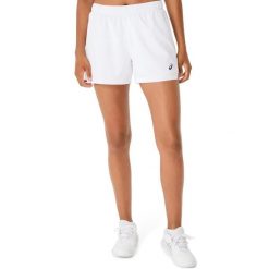 Damskie szorty 2 w 1 Asics Court. Białe szorty sportowe damskie Asics, na lato, l, bez wzorów, z materiału, eleganckie, na fitness i siłownię. Za 219.00 zł.