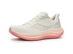Buty biegowe Saucony Triumph 23 Białe. Białe obuwie sportowe damskie Saucony, bez wzorów, z materiału, do biegania. Za 772.30 zł.