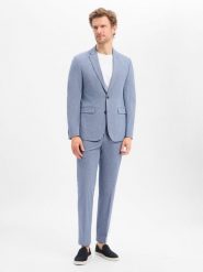 Finshley & Harding garnitur Mężczyźni Modern Fit niebieski, 50. Niebieskie garnitury męskie Finshley & Harding, bez wzorów, eleganckie. Za 699.95 zł.