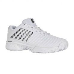Buty do tenisa damskie K-Swiss Hypercourt Express 2. Białe obuwie sportowe damskie K-SWISS, bez wzorów, z materiału, tenisowe. Za 755.00 zł.