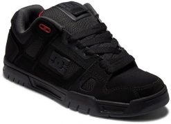 DC Shoes Stag DC320188-BYR Czarne 44,5. Czarne trampki męskie DC Shoes, bez wzorów, bez zapięcia. Za 328.23 zł.